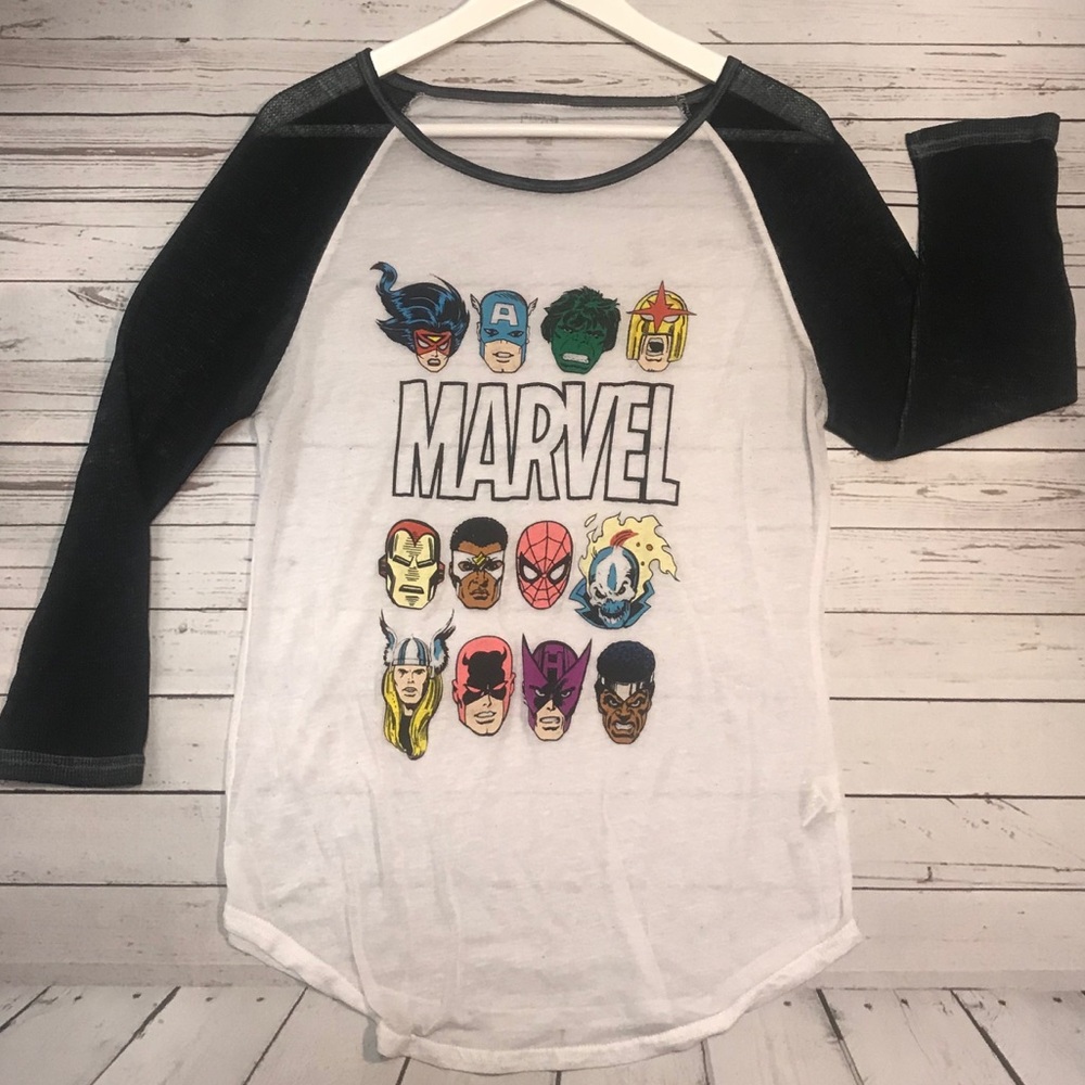 Marvel Superhero Baseball Tee